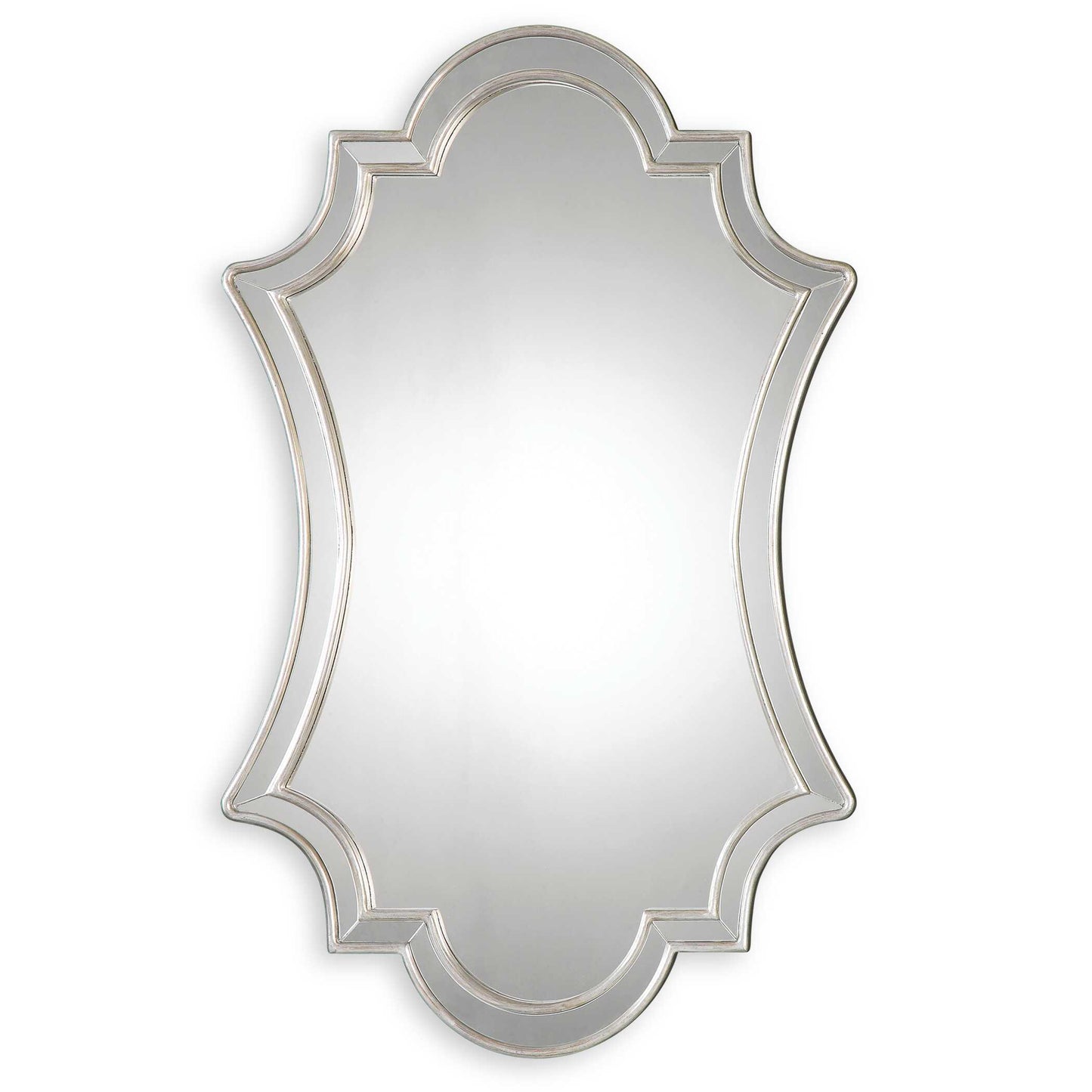 Uttermost Elara Antiqued Silver Wall Mirror