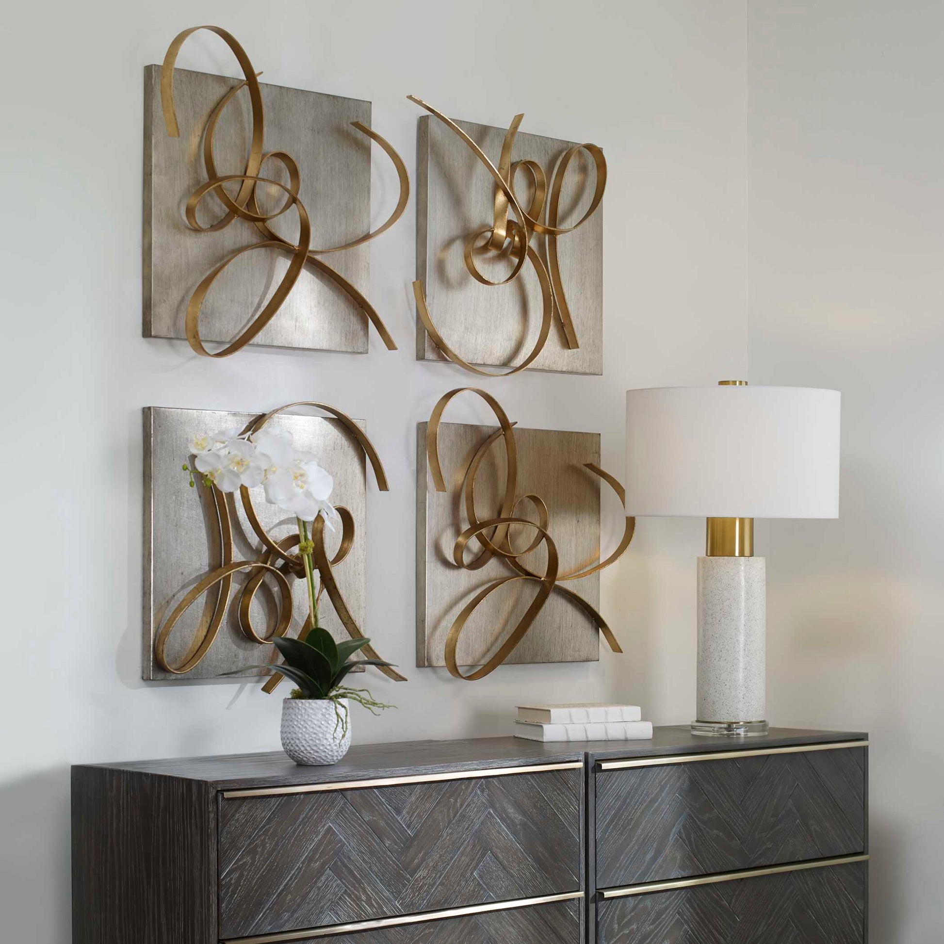 Uttermost Harmony Metal Wall Art Set/2