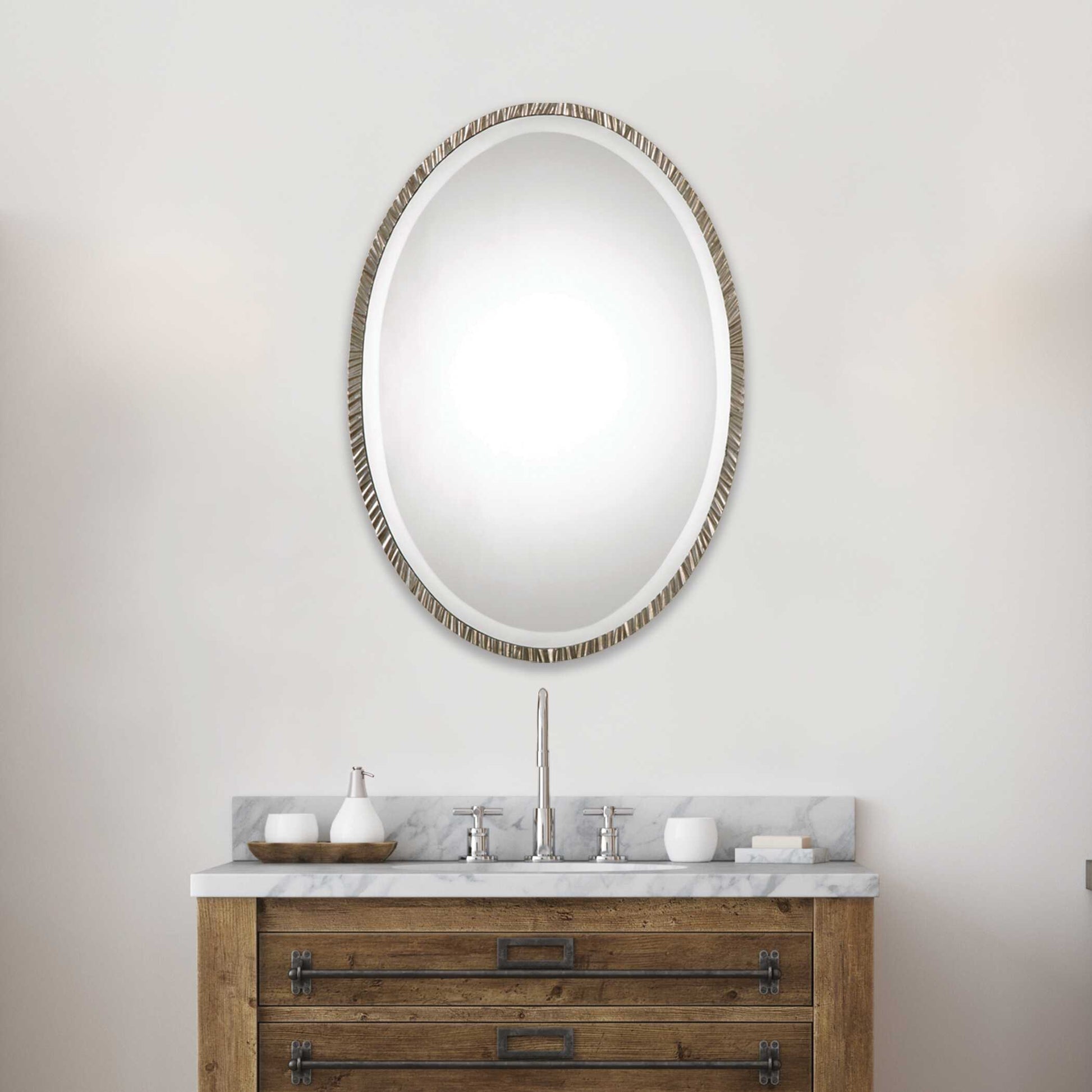 Uttermost Annadel Oval Wall Mirror