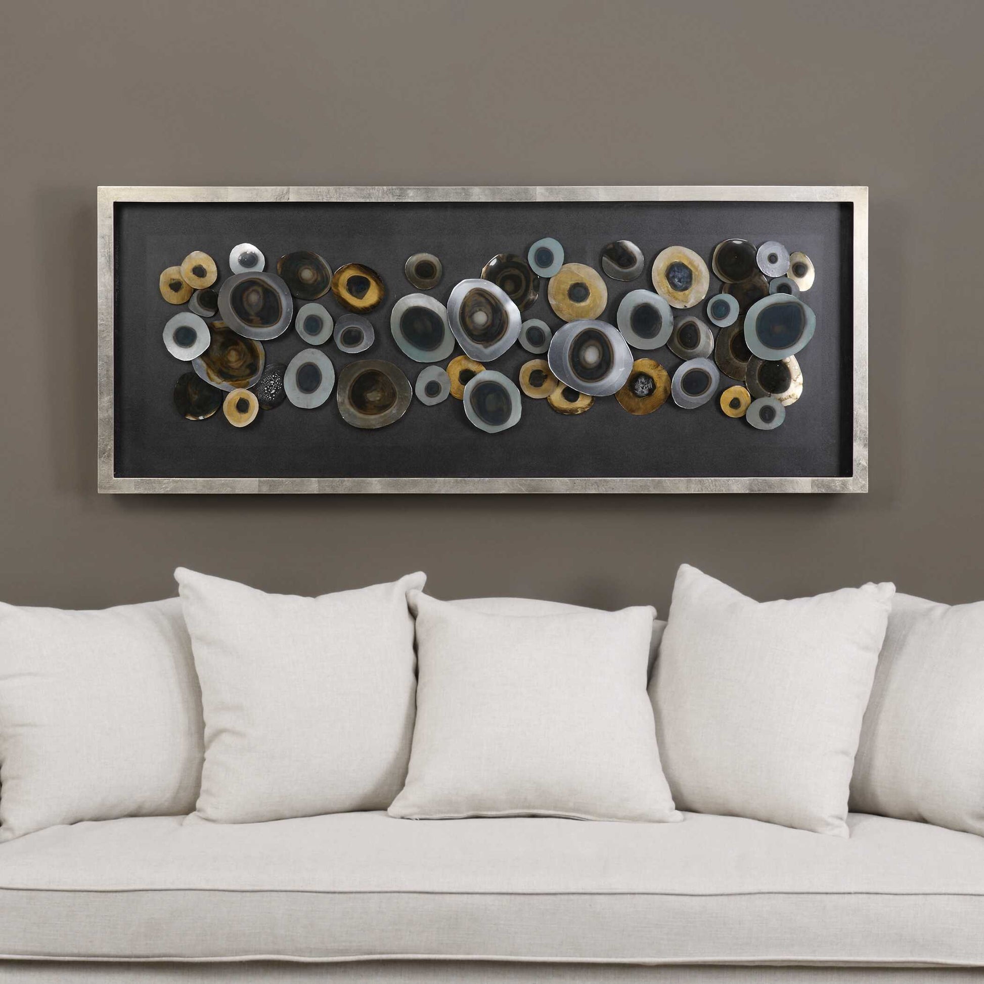 Uttermost Discs Silver Shadow Box
