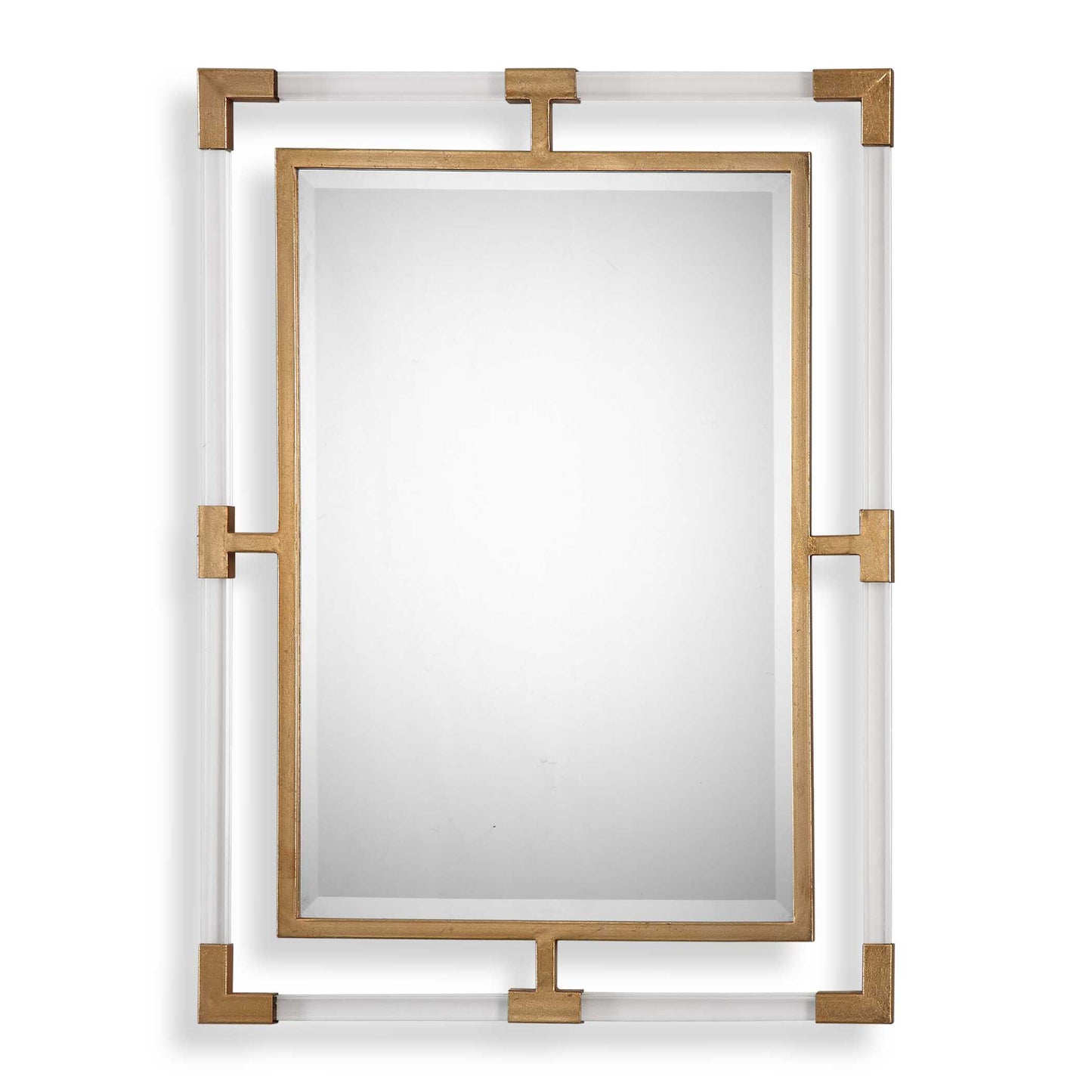 Uttermost Balkan Modern Gold Wall Mirror