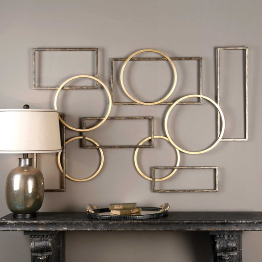 Uttermost Elias Bronze And Gold Wall Art