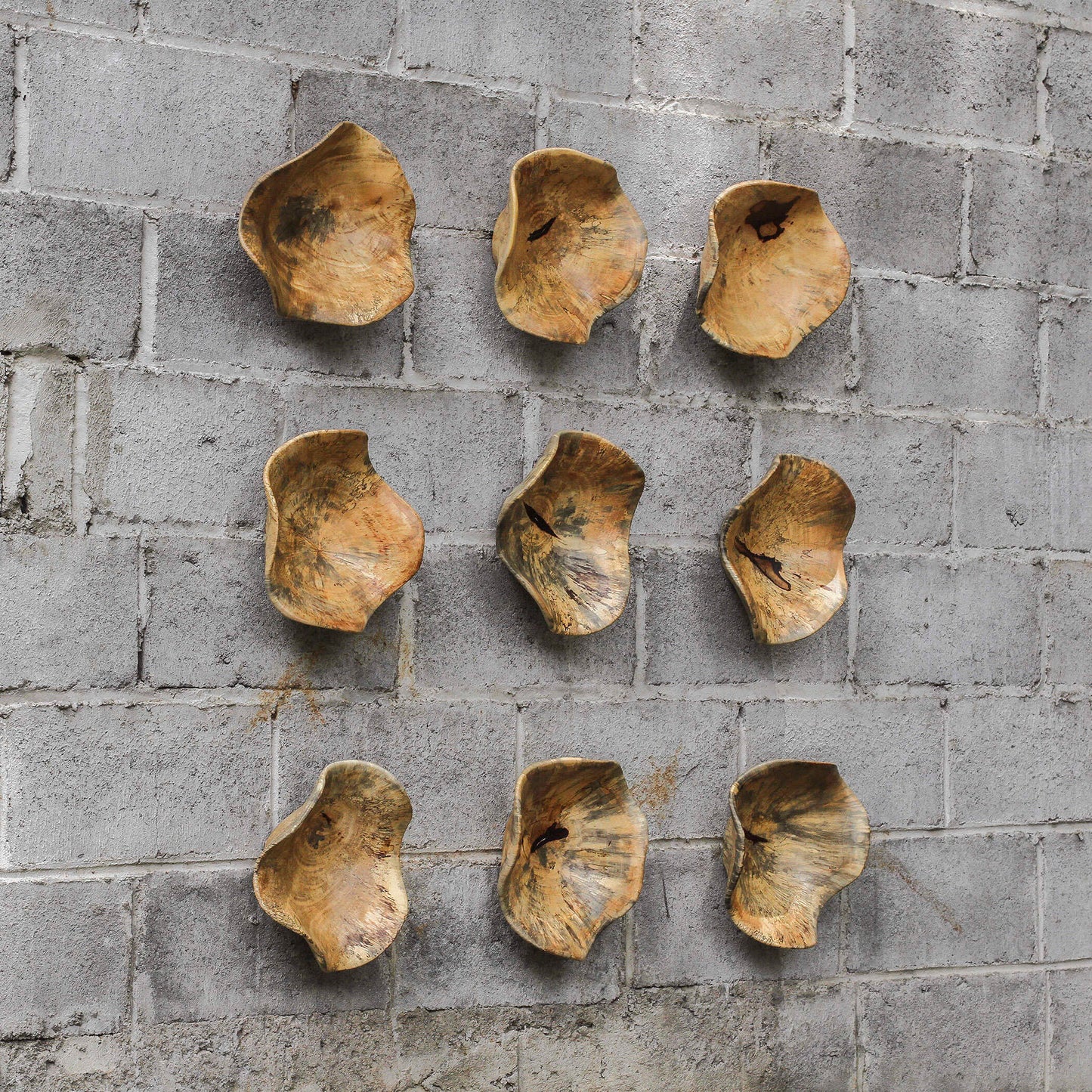 Uttermost Tamarine Wood Wall Art Set/3