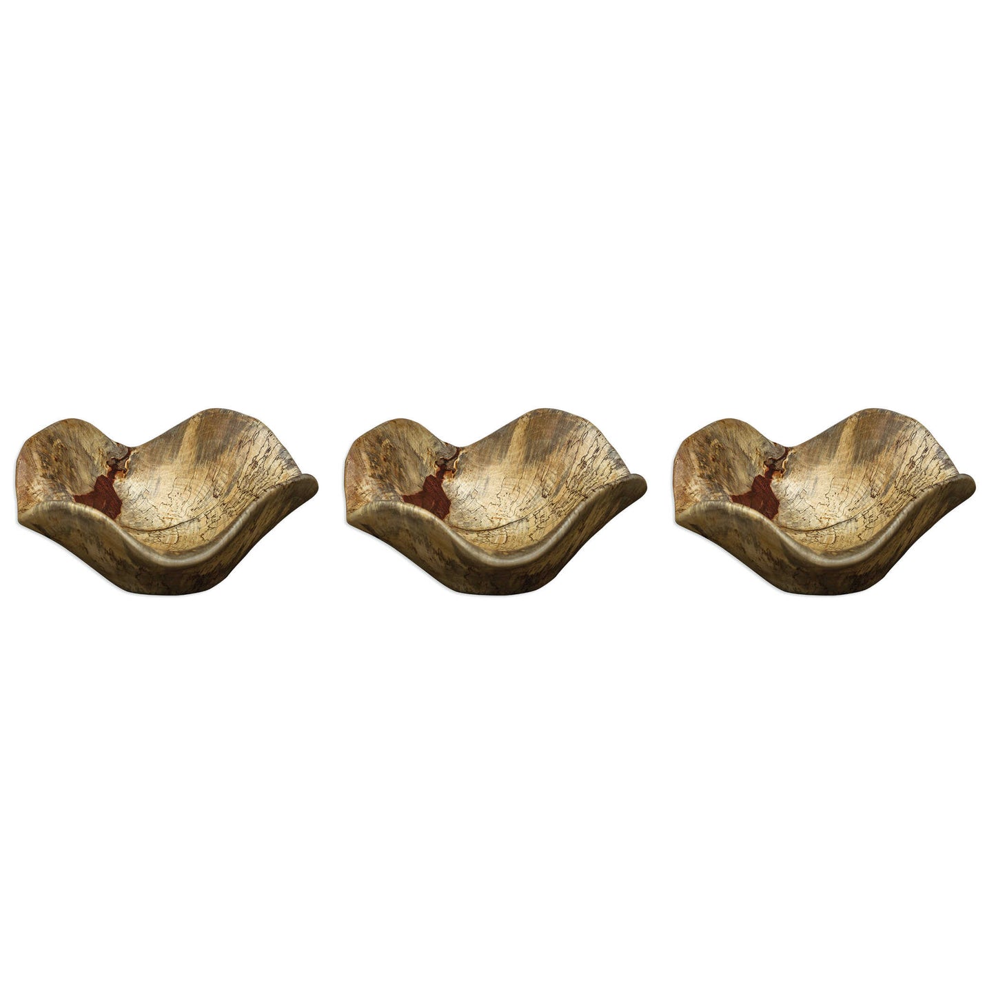 Uttermost Tamarine Wood Wall Art Set/3