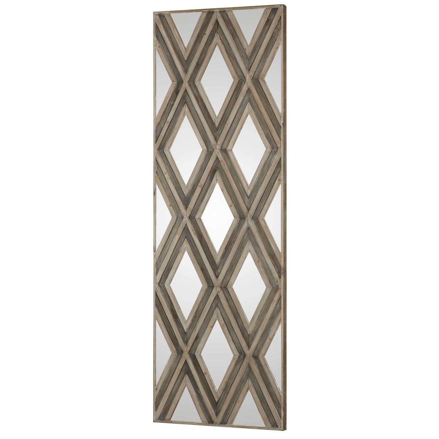 Uttermost Tahira Geometric Argyle Pattern Wall Mirror