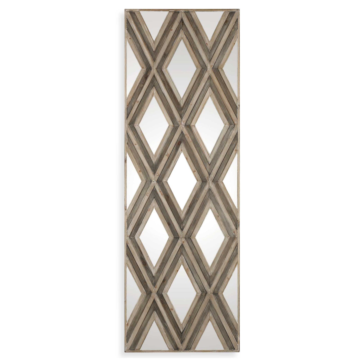 Uttermost Tahira Geometric Argyle Pattern Wall Mirror