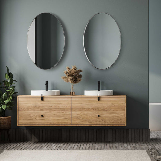 Uttermost Pursley Brushed Nickel Oval Mirror