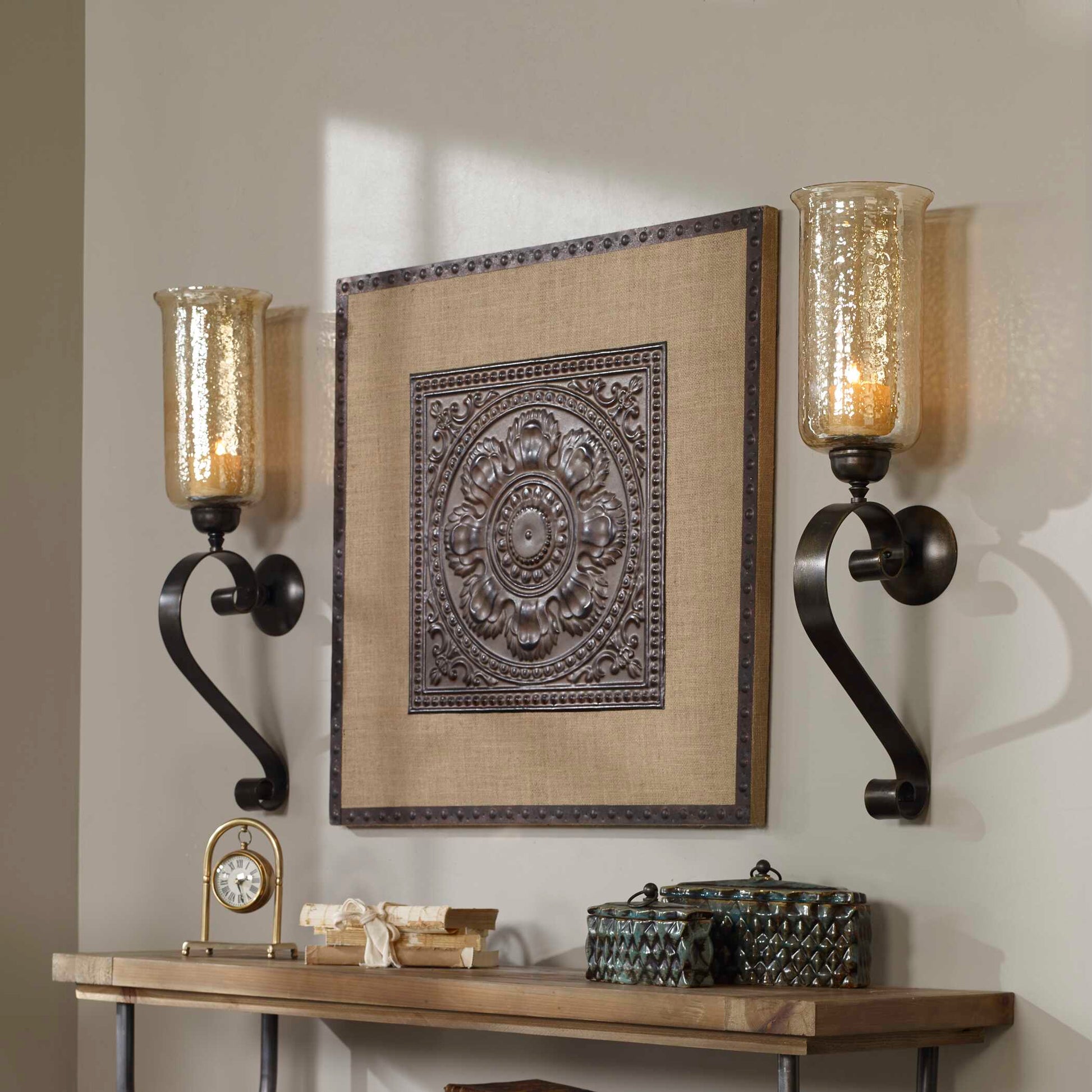 Uttermost Joselyn Bronze Candle Wall Sconce