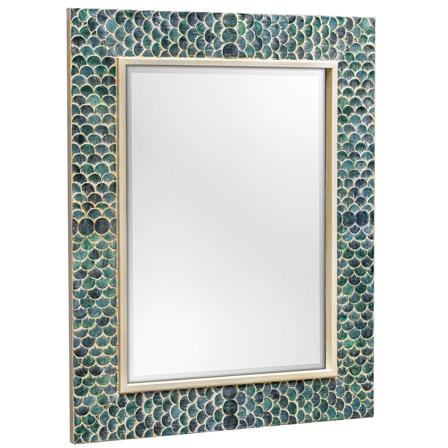 Uttermost Makaria Coastal Blue Mirror