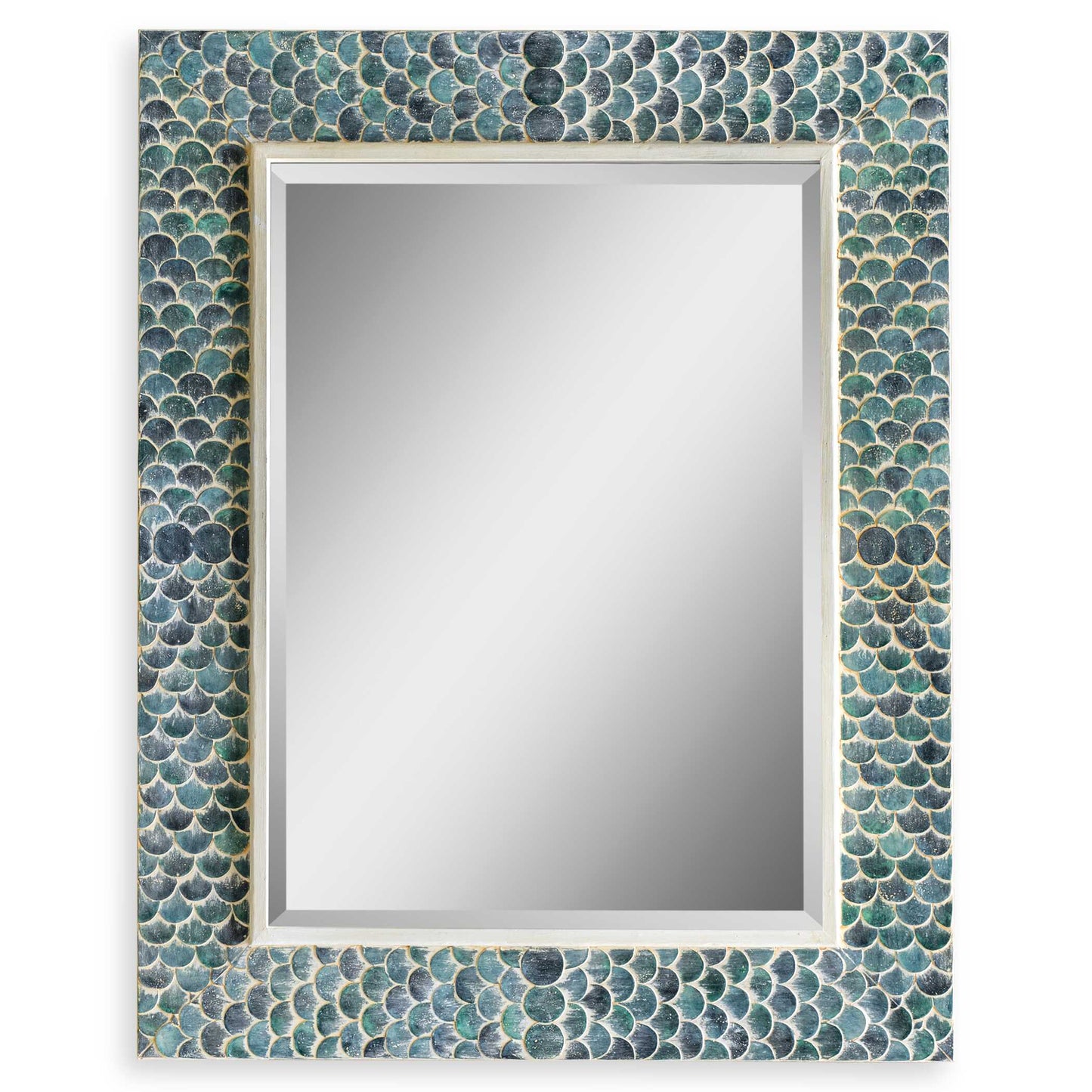 Uttermost Makaria Coastal Blue Mirror