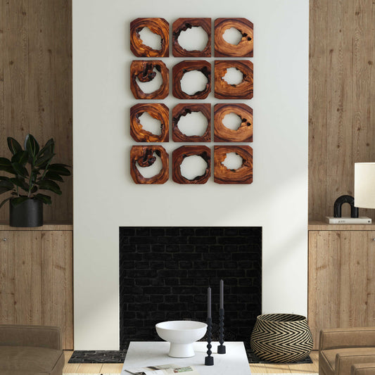Uttermost Adlai Wood Wall Art Set/6