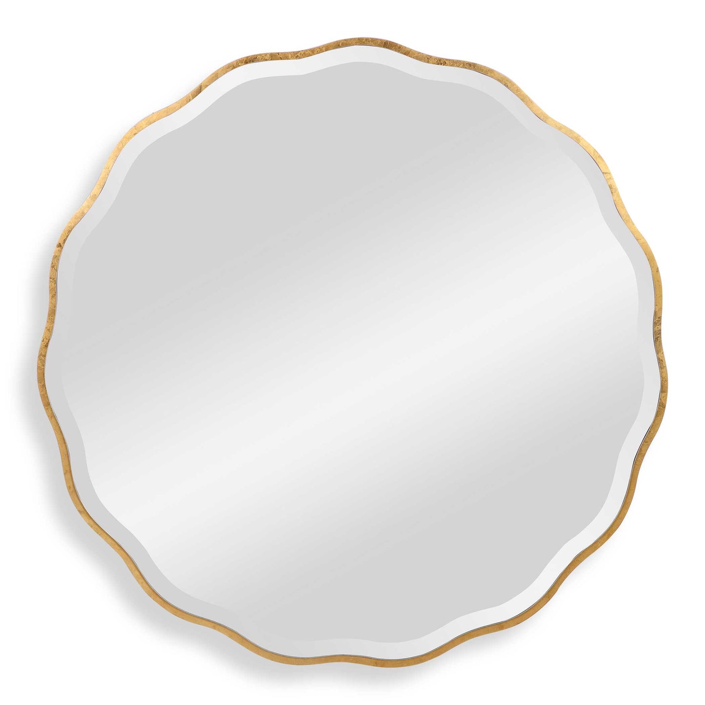 Uttermost Aneta Gold Round Mirror