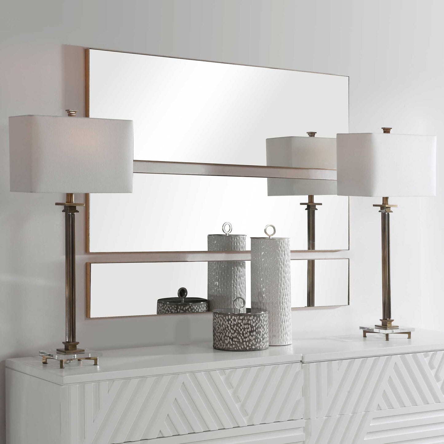 Uttermost Rowling Gold Mirrors Set/3