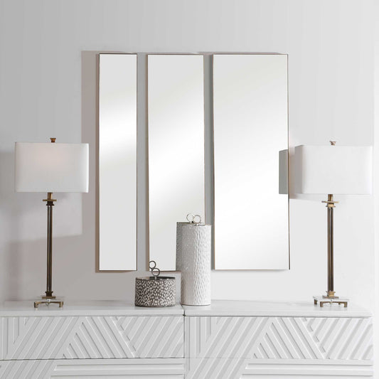 Uttermost Rowling Gold Mirrors Set/3