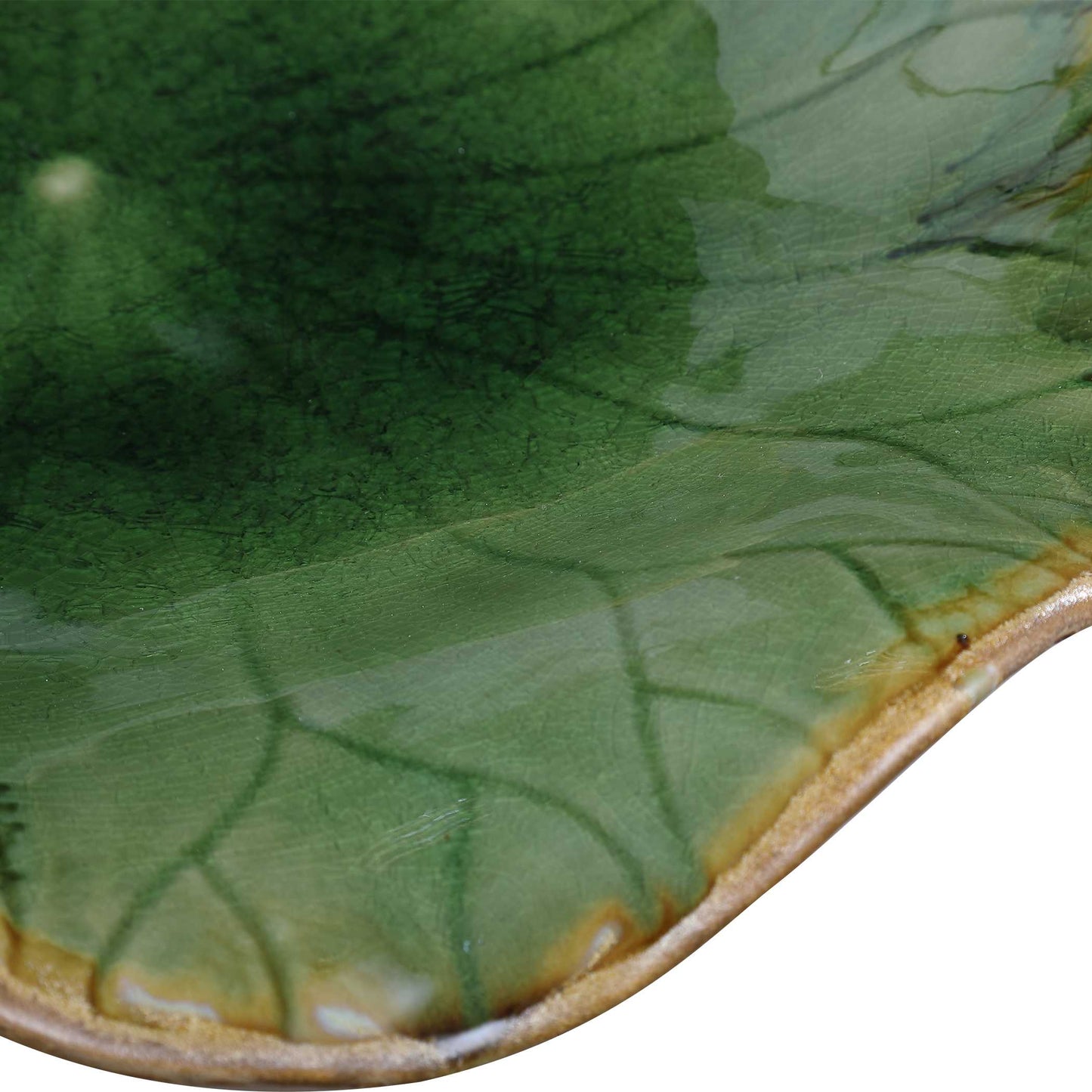 Uttermost Abella Green Ceramic Wall Decor Set/3
