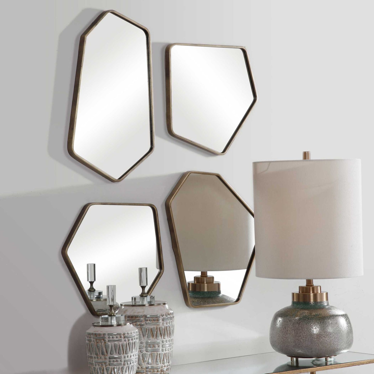 Uttermost Linneah Modern Mirrors Set/4