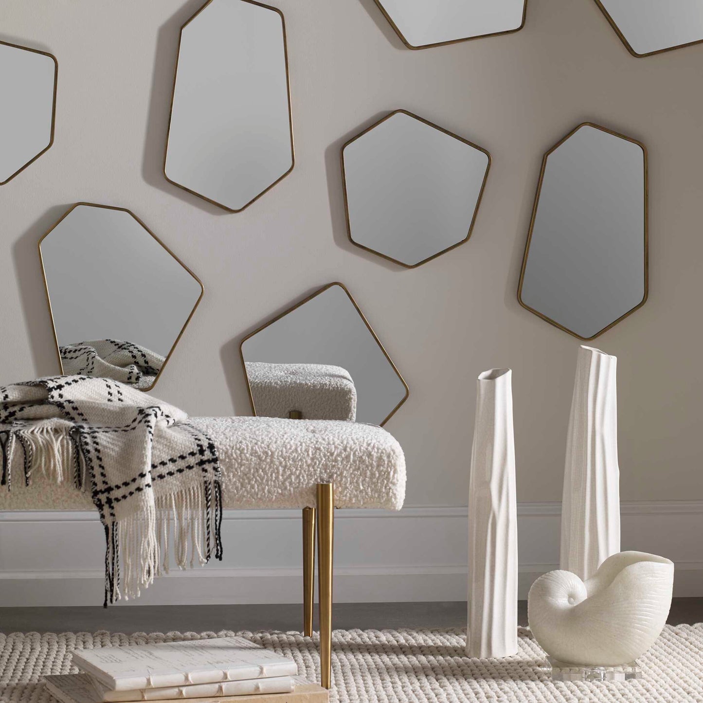 Uttermost Linneah Modern Mirrors Set/4