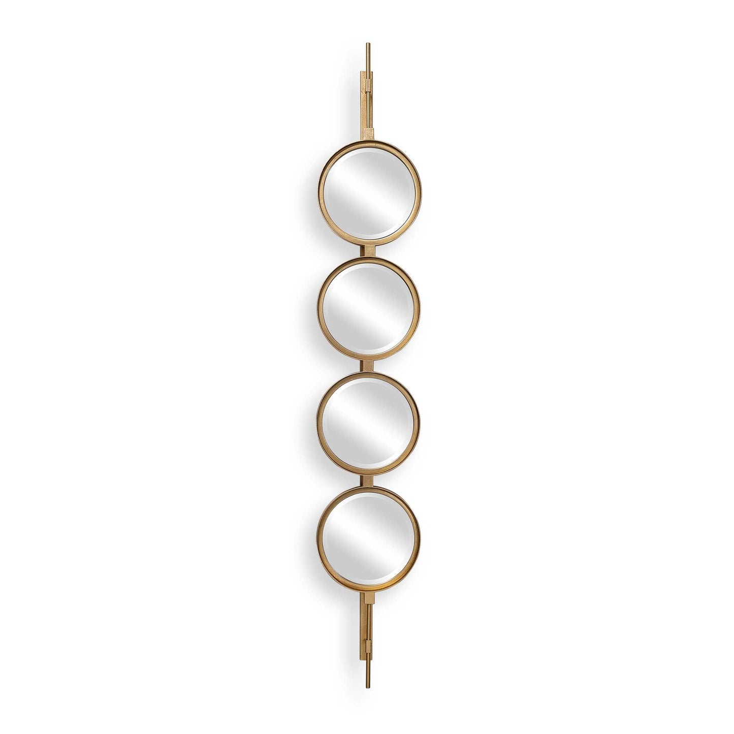 Uttermost Button Gold Mirror