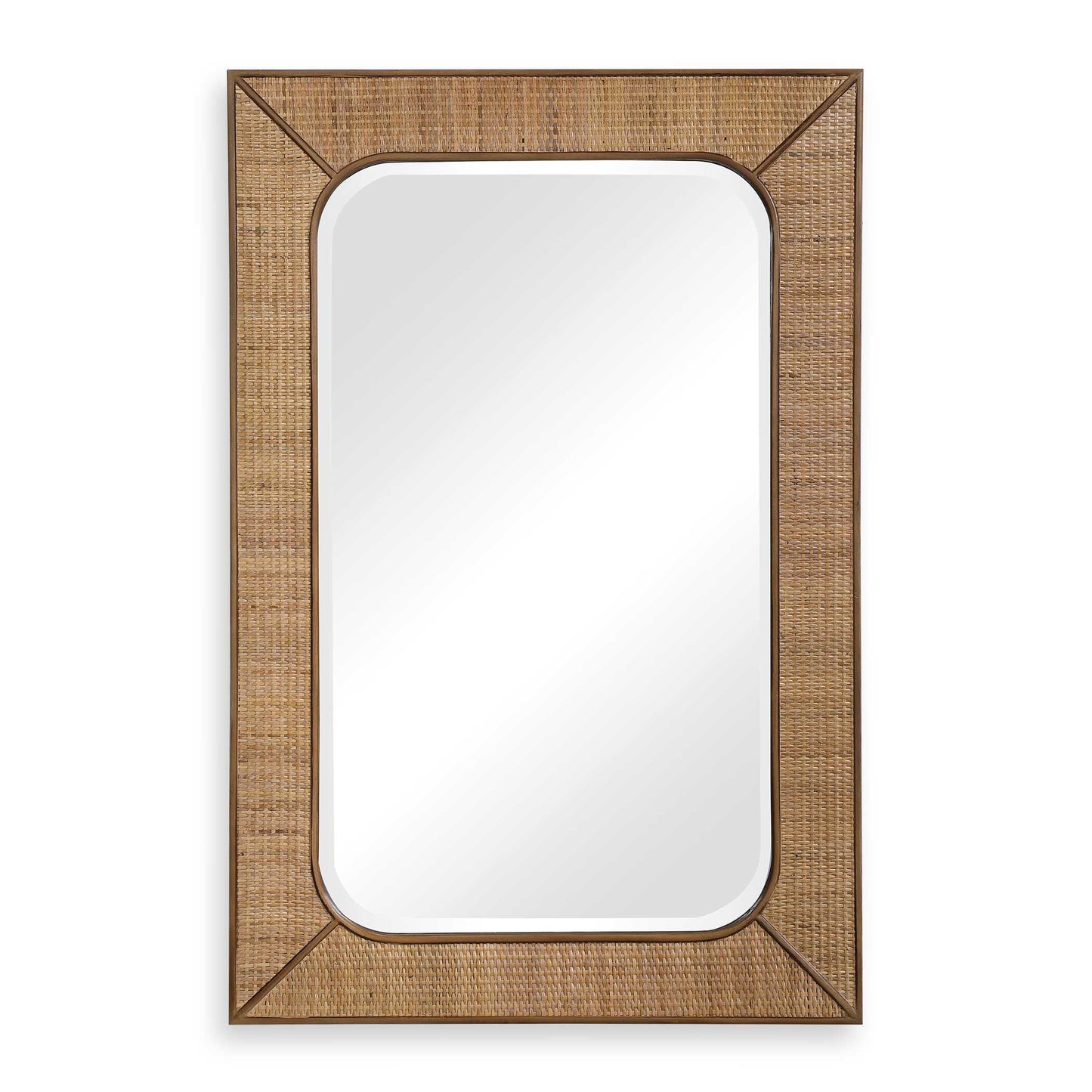Uttermost Tahiti Rattan Mirror
