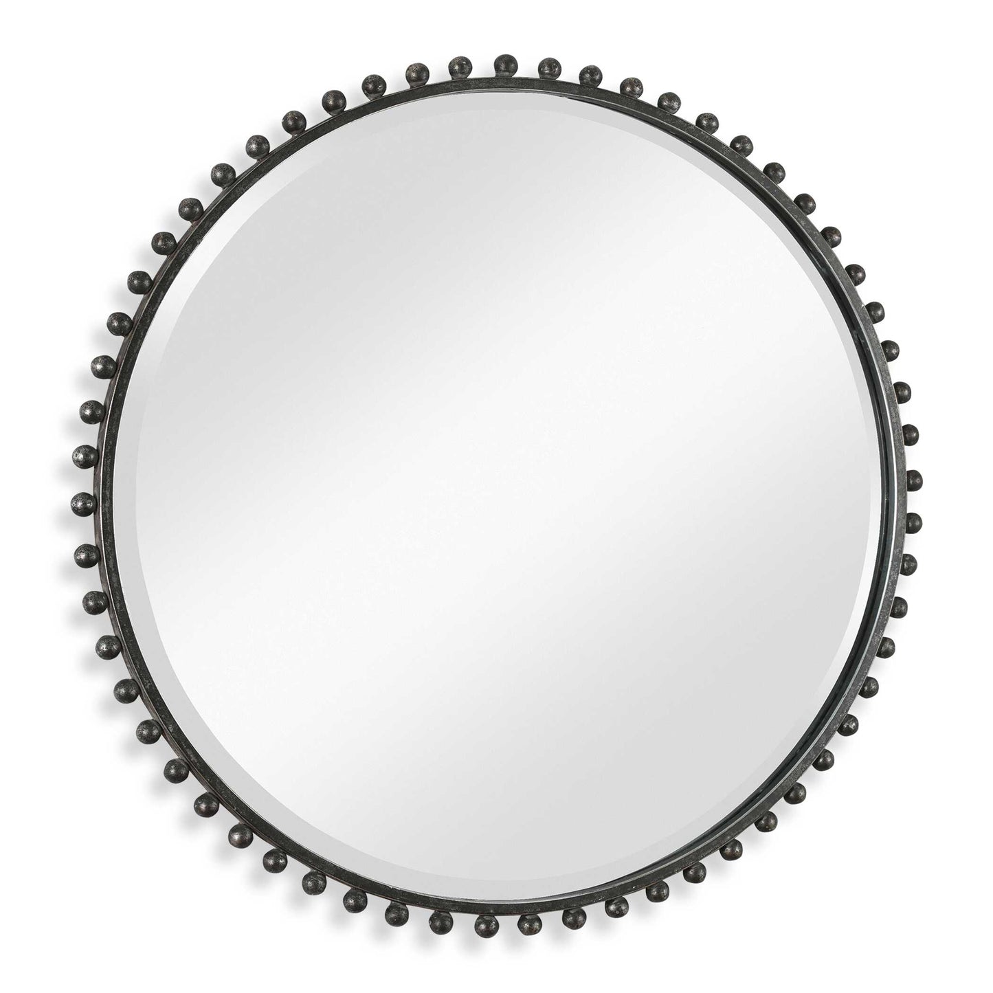 Uttermost Taza Round Iron Mirror