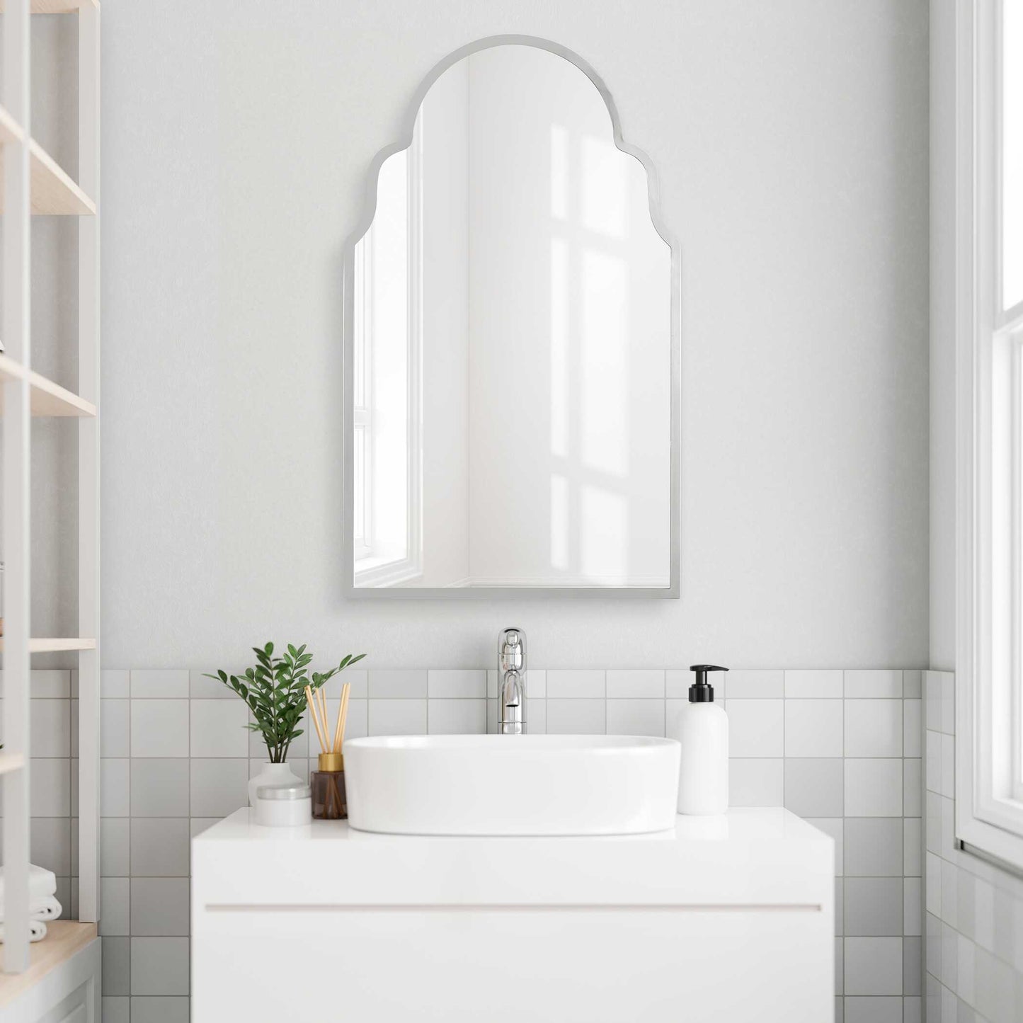 Uttermost Brayden Nickel Arch Mirror
