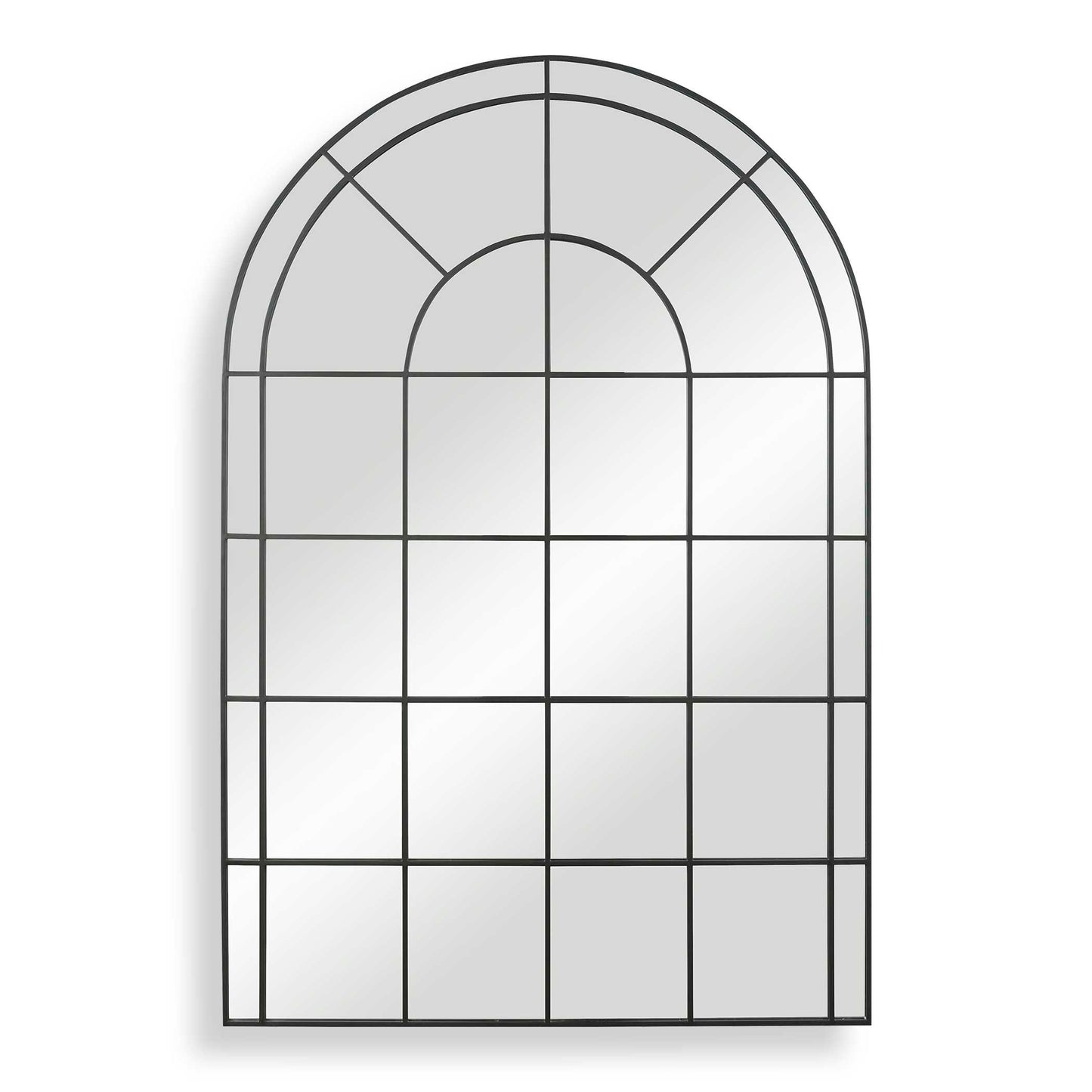 Uttermost Grantola Black Arch Iron Mirror