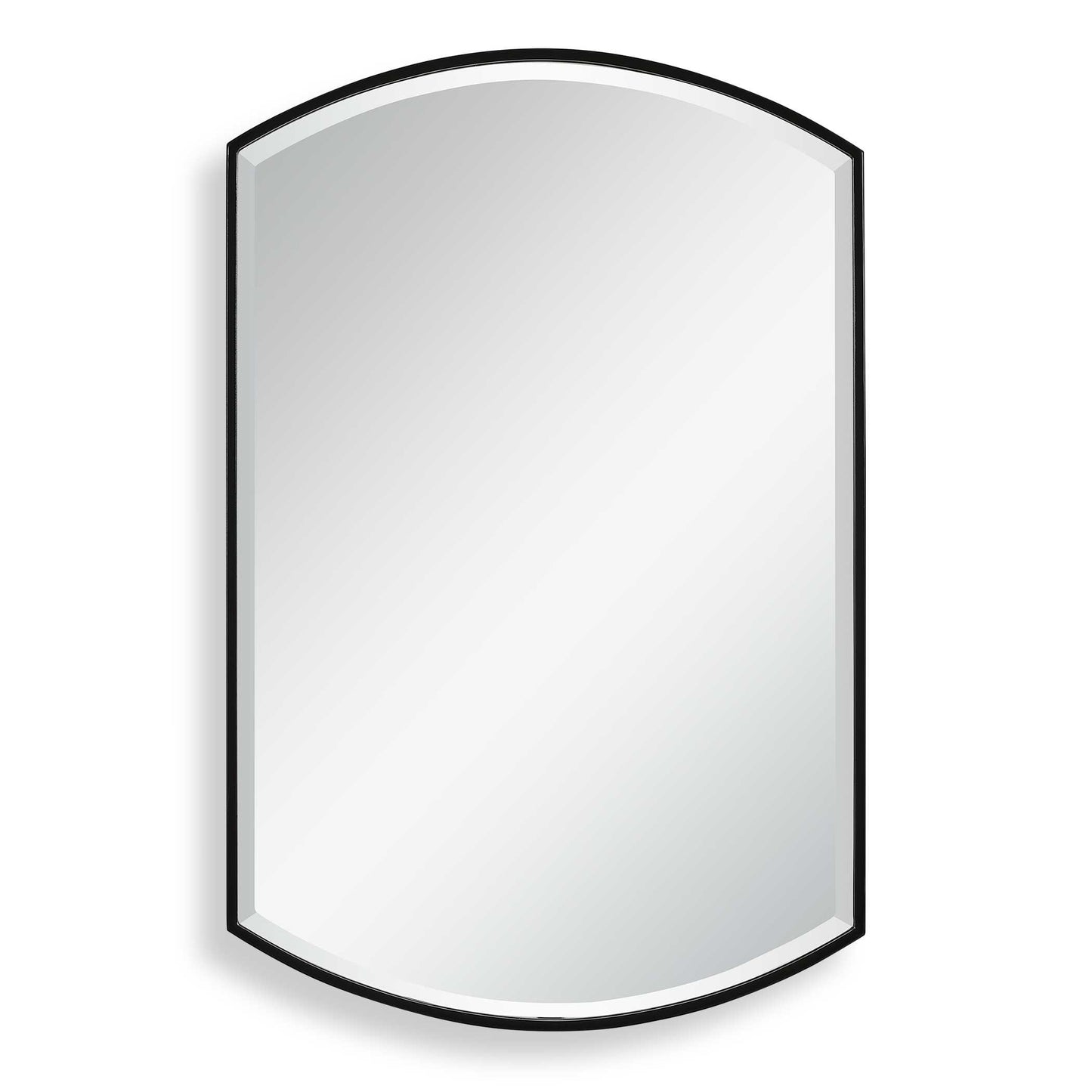 Uttermost Shield Shaped Iron Mirror