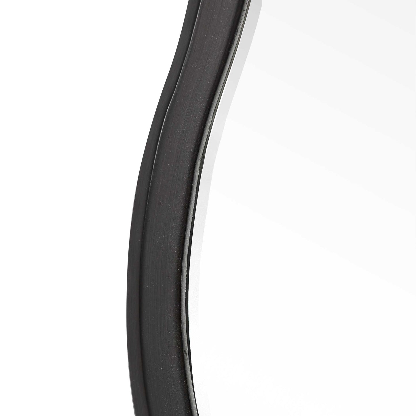 Uttermost Aneta Black Round Mirror