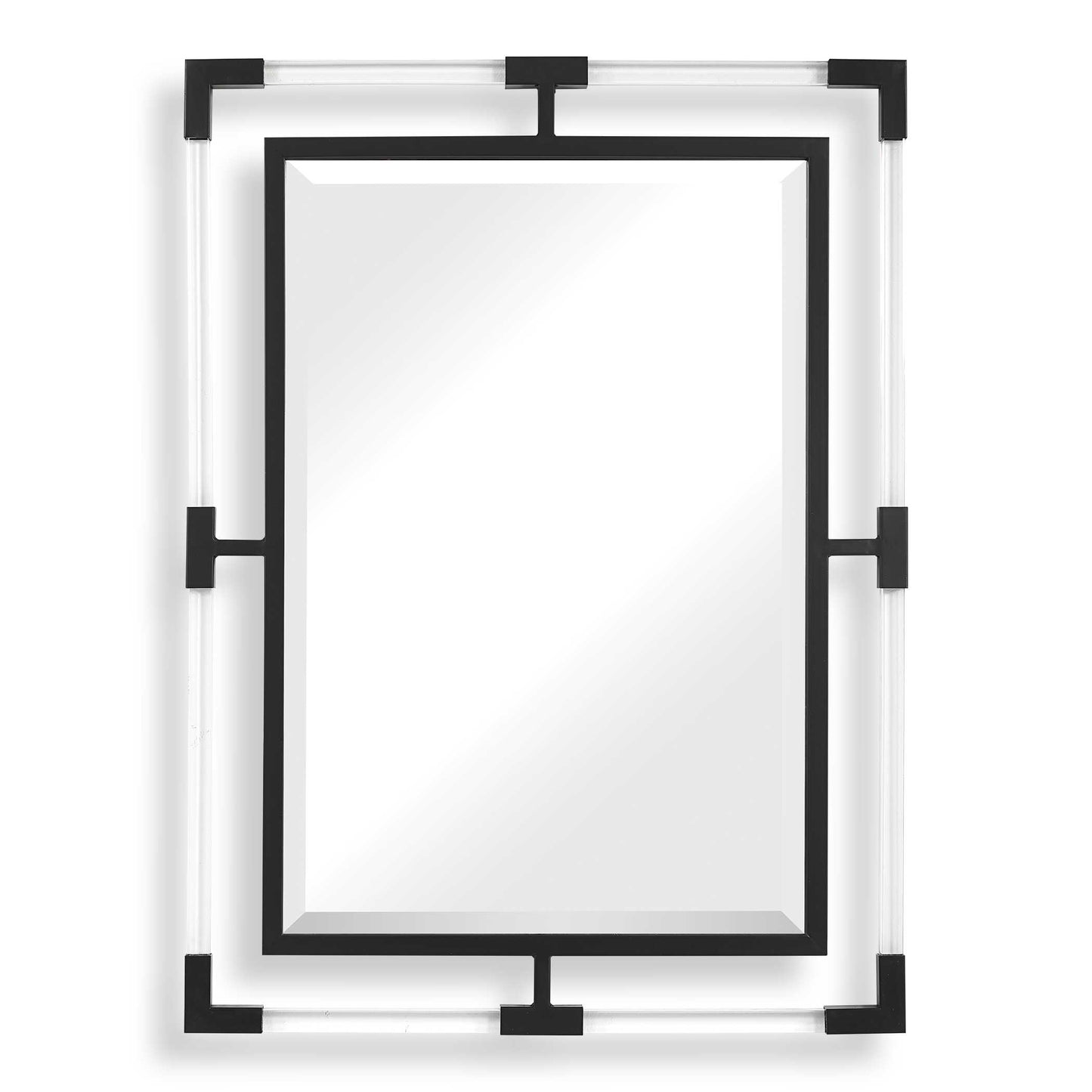 Uttermost Balkan Black Iron Mirror