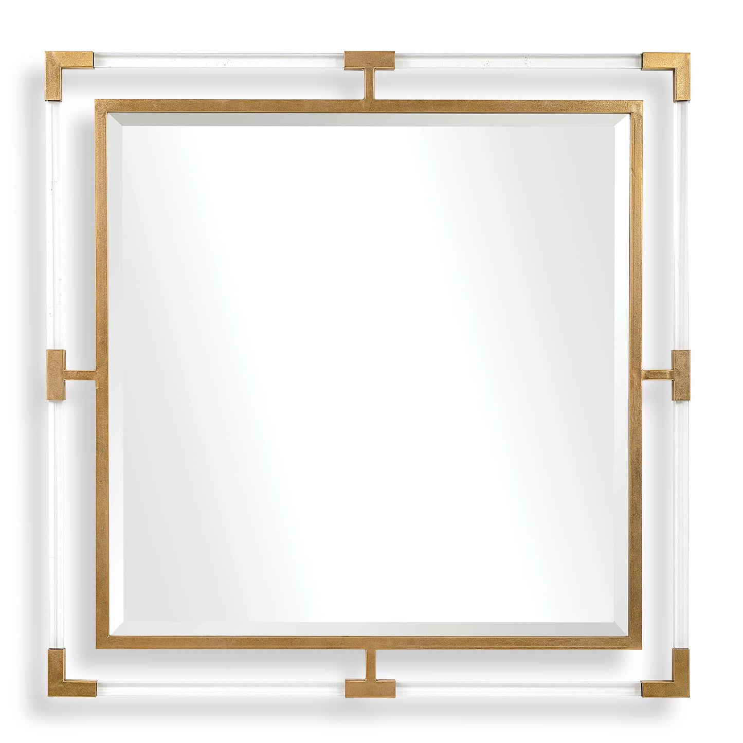 Uttermost Balkan Golden Square Mirror