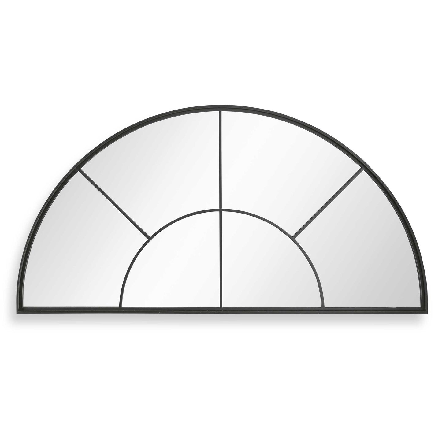 Uttermost Rousseau Iron Window Arch Mirror