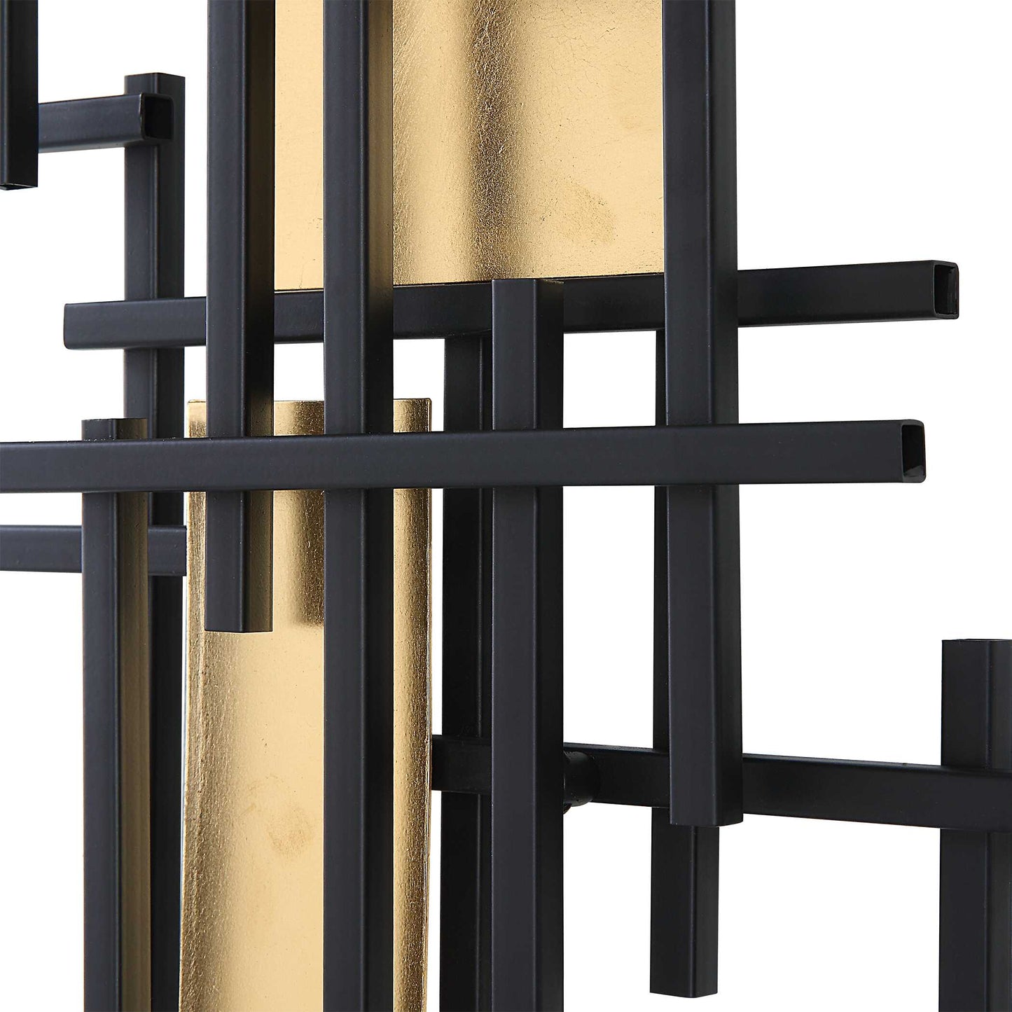 Uttermost Reflection Metal Grid Wall Decor Set/2
