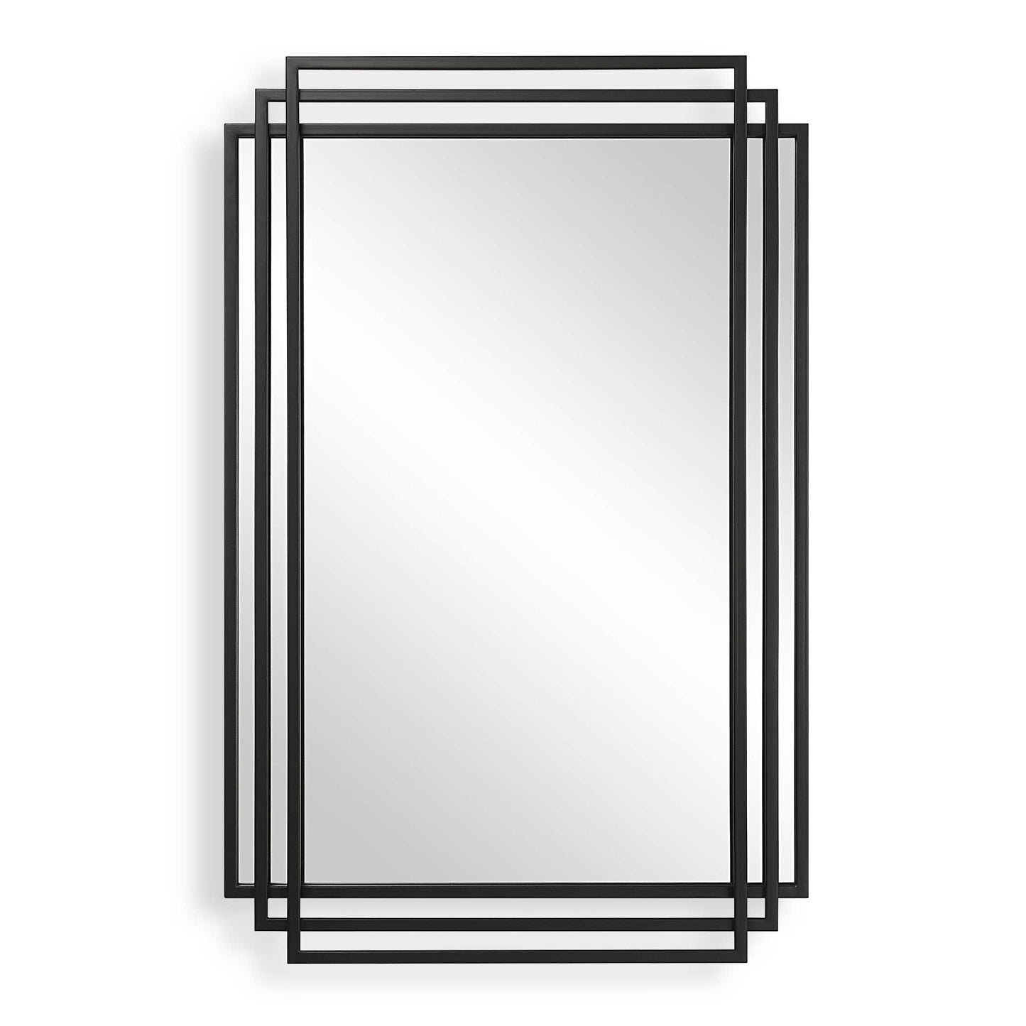 Uttermost Amherst Black Iron Mirror