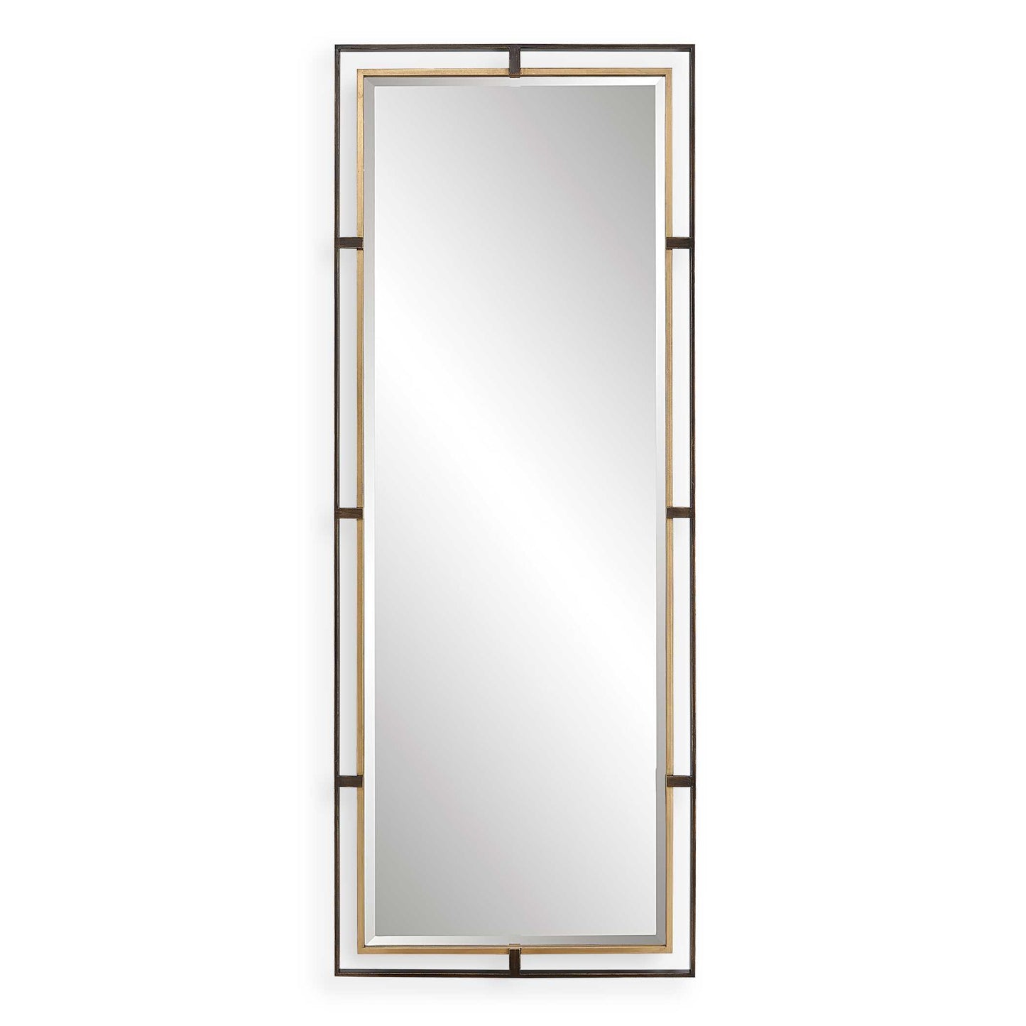 Uttermost Carrizo Tall Bronze & Gold Mirror