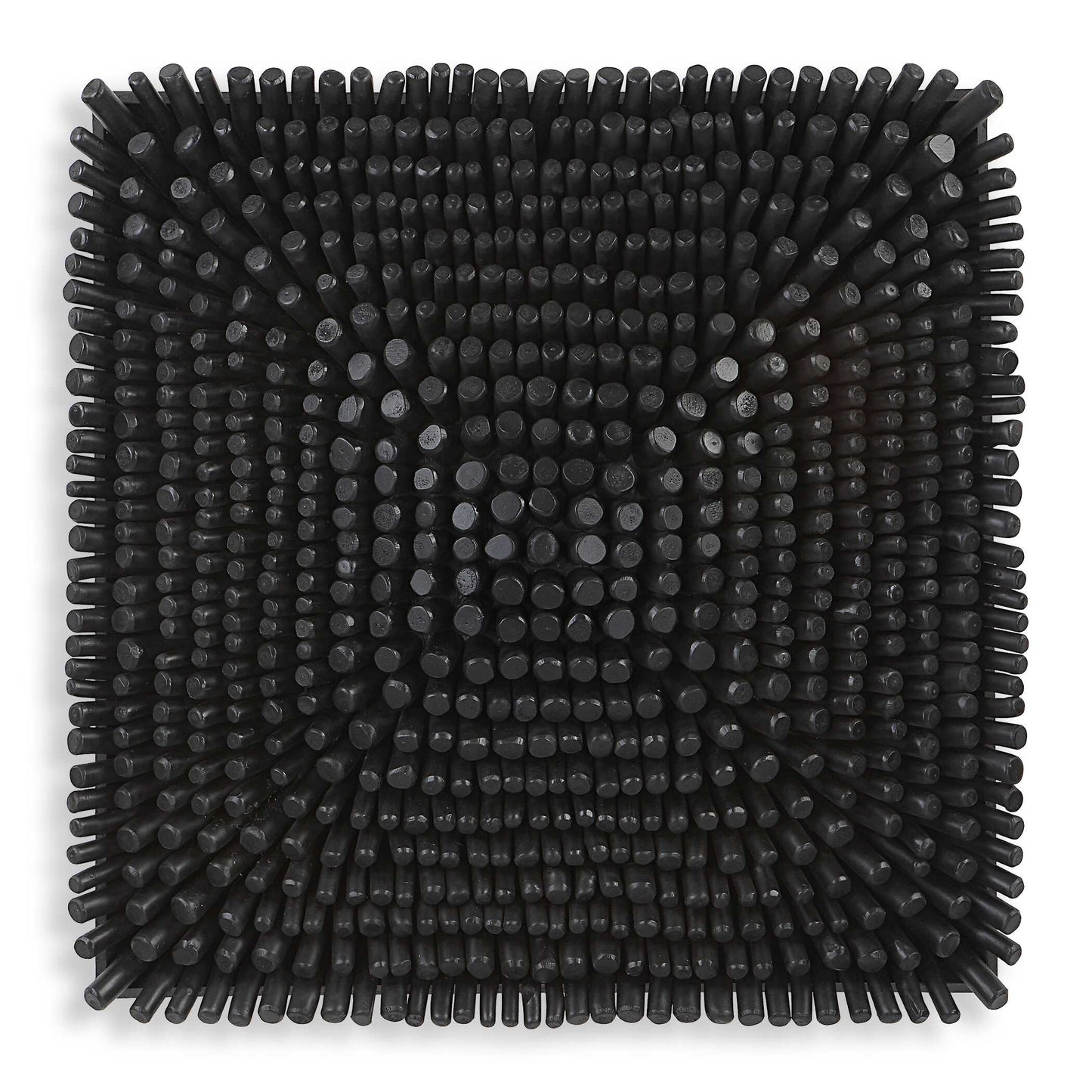 Uttermost Portside Black Wood Wall Panel