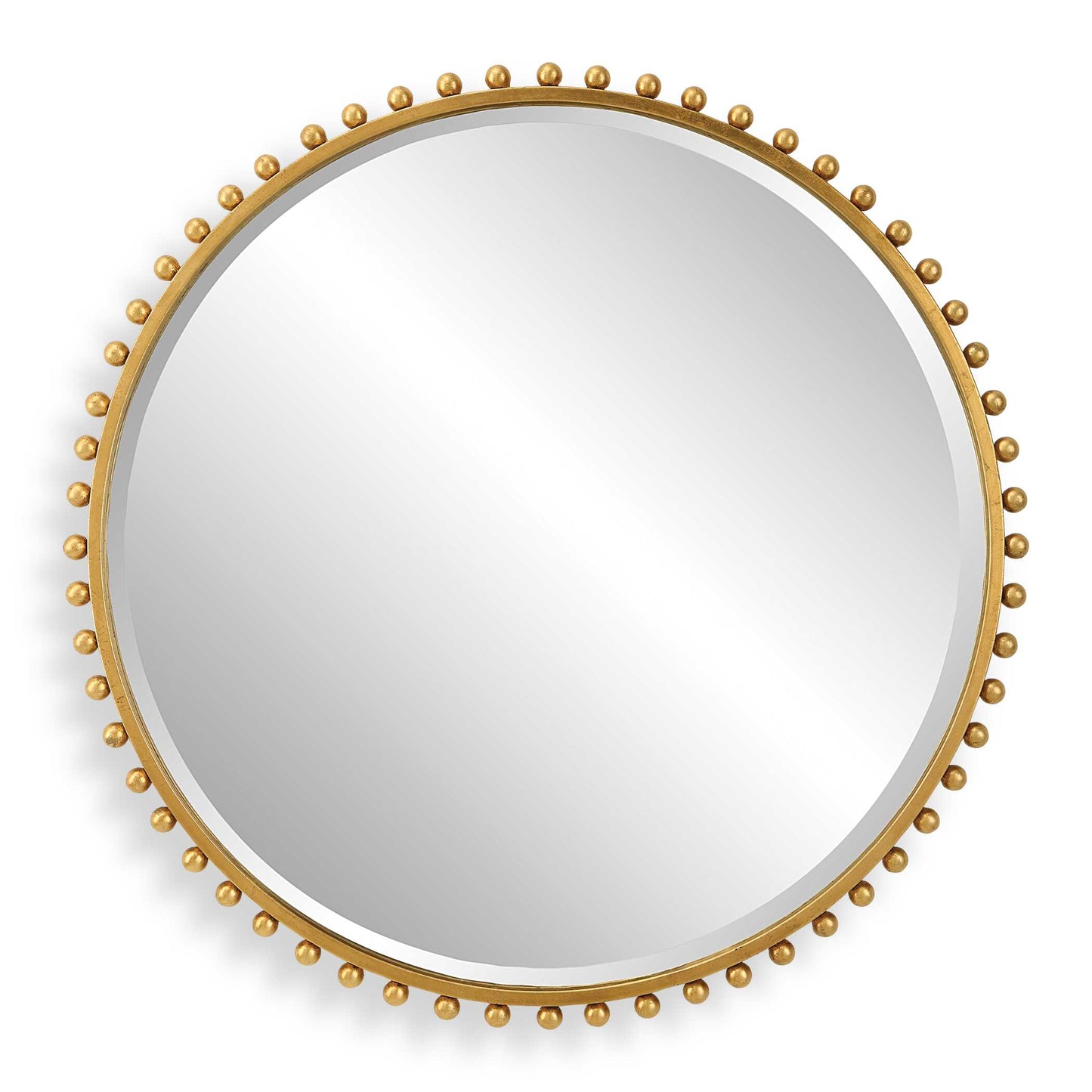 Uttermost Taza Gold Round Mirror
