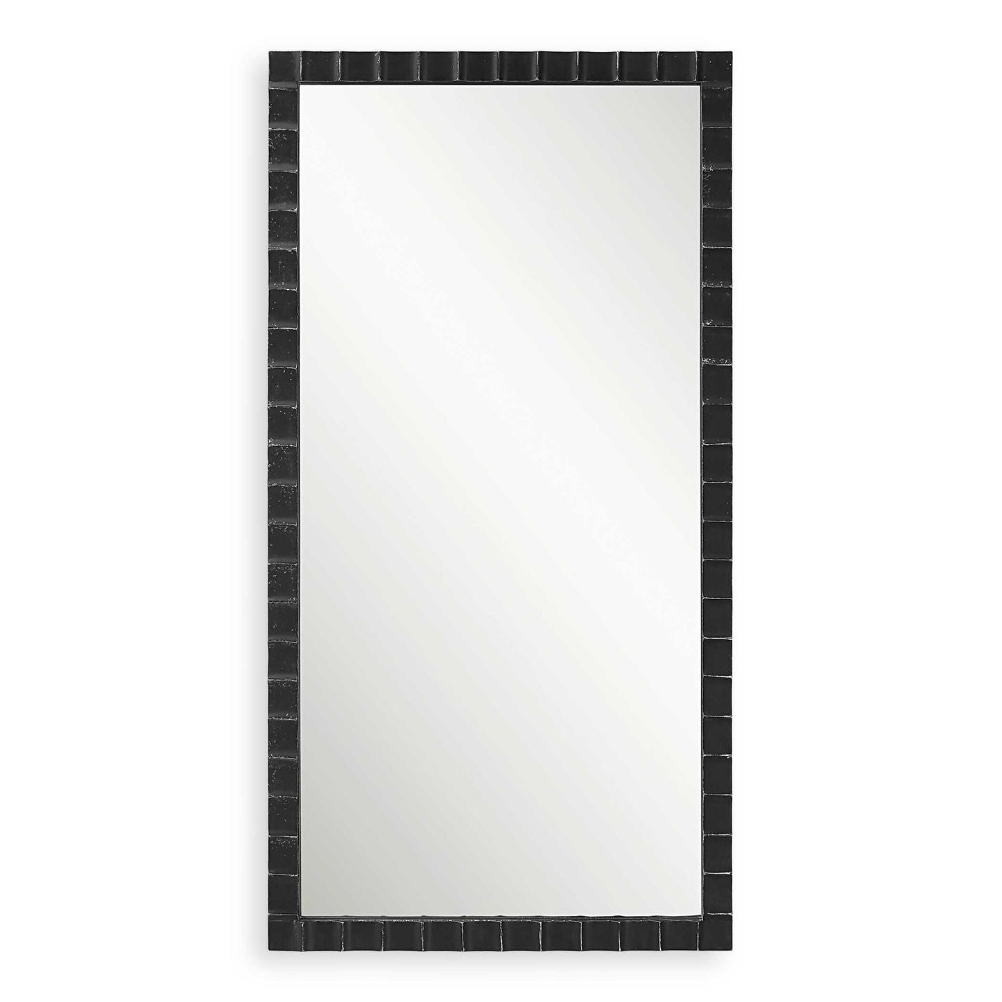 Uttermost Dandridge Black Industrial Mirror