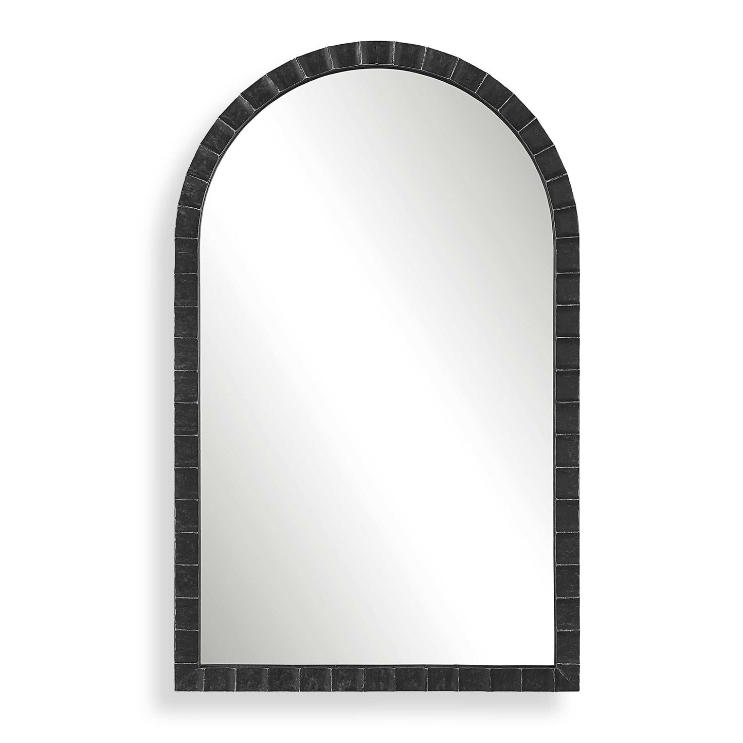 Uttermost Dandridge Black Arch Mirror