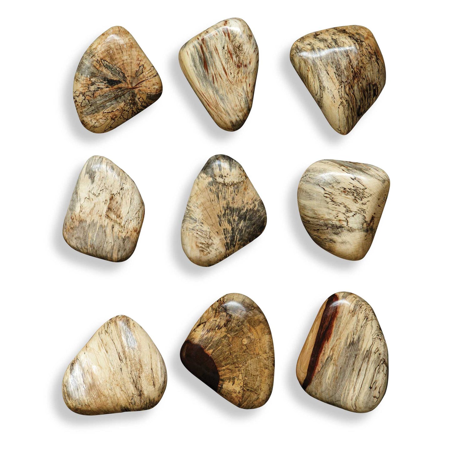 Uttermost Pebbles Blonde Wood Wall Décor Set/9