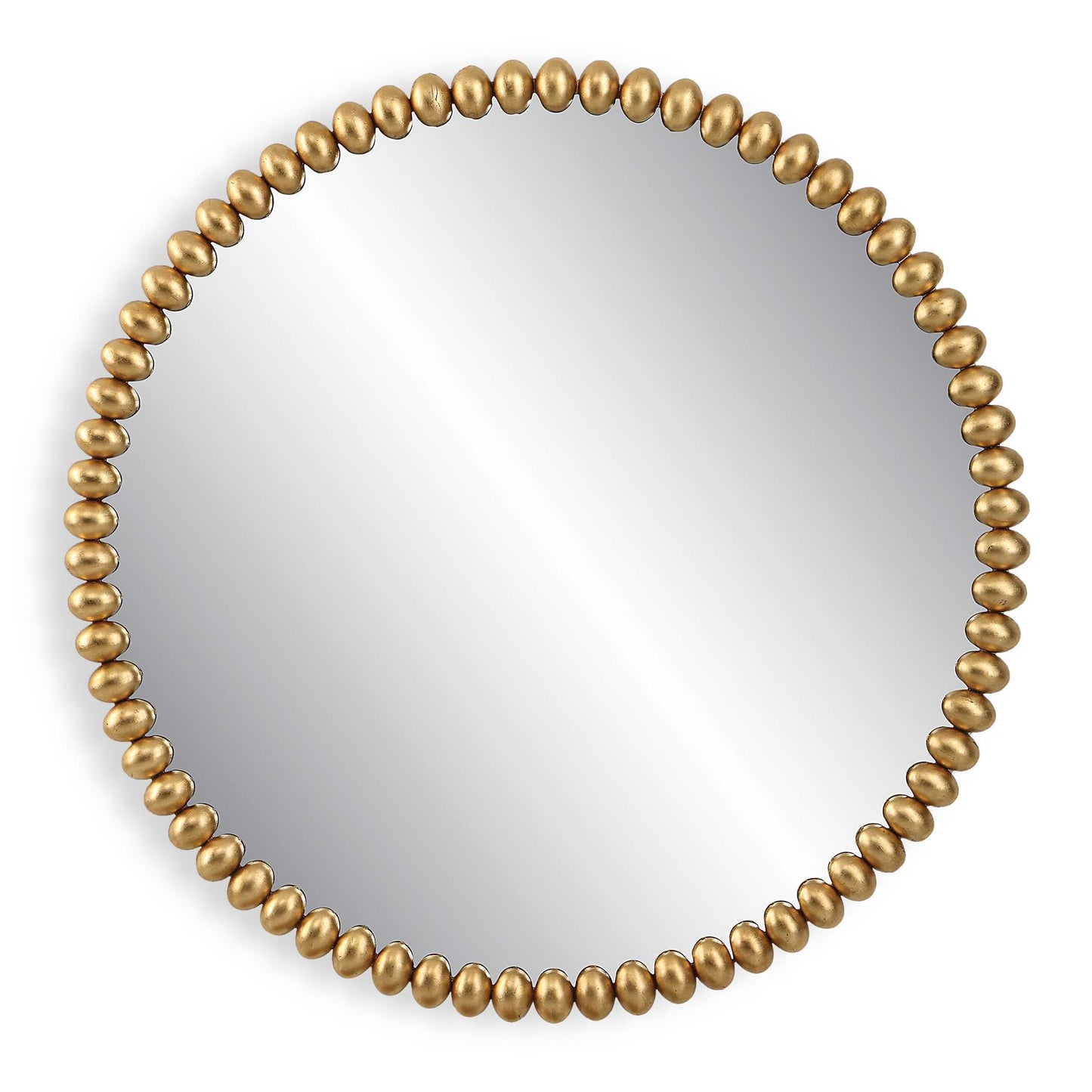 Uttermost Byzantine Round Gold Mirror