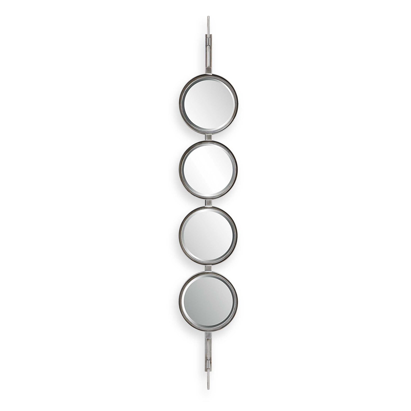 Uttermost Button Silver Mirror