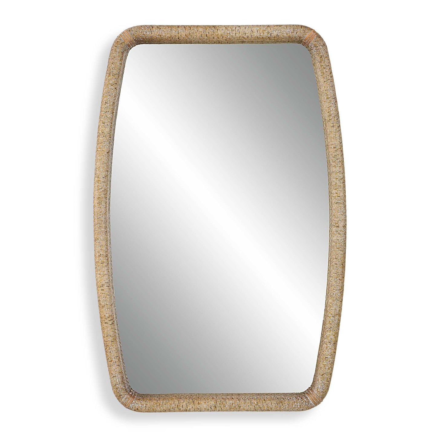 Uttermost Tiki Rattan Mirror