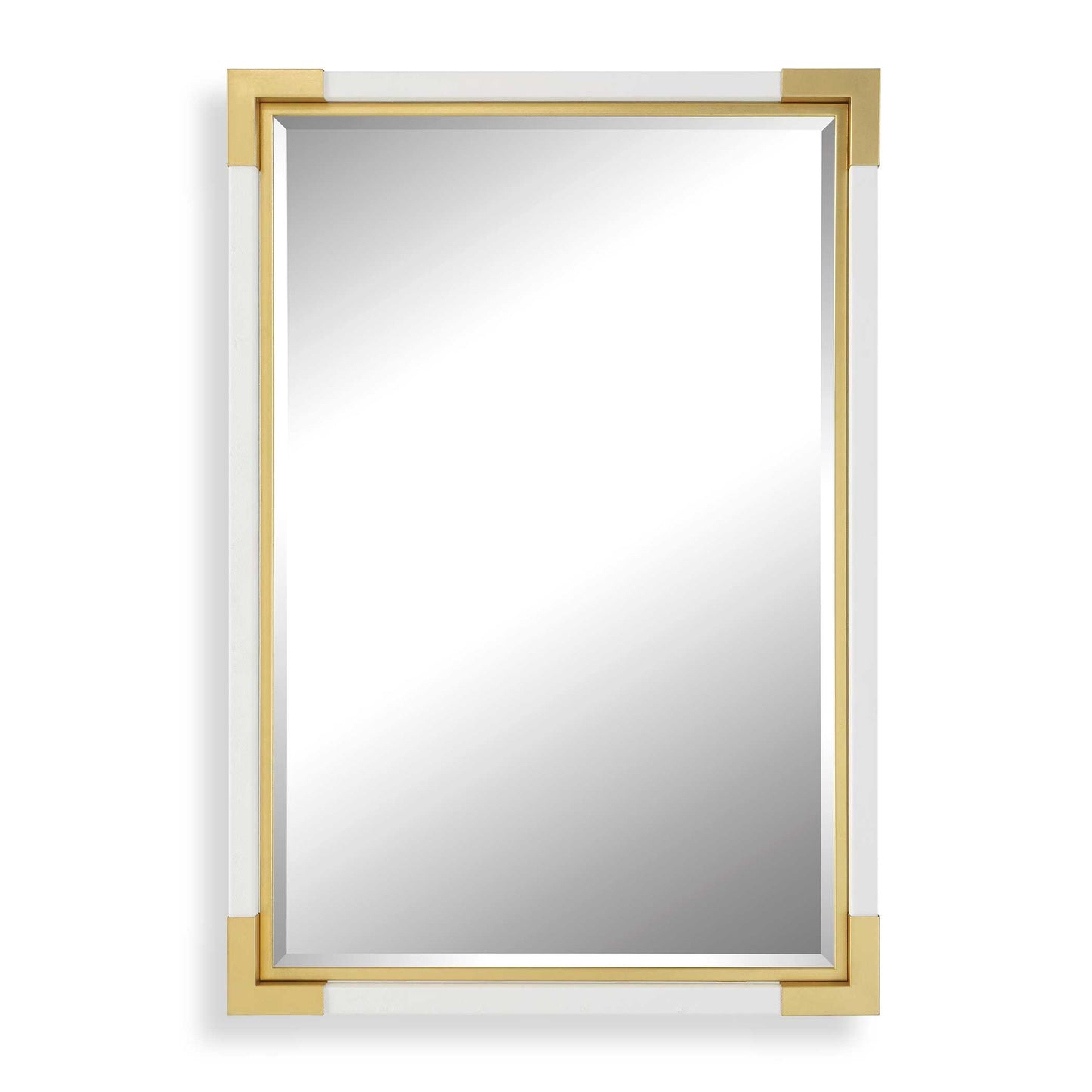 Uttermost Malik White & Gold Mirror