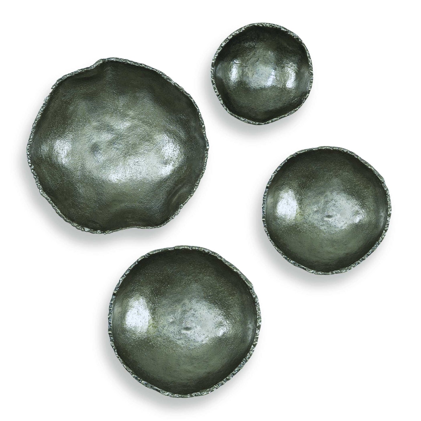 Uttermost Lucky Coins Nickel Wall Decor Set/4