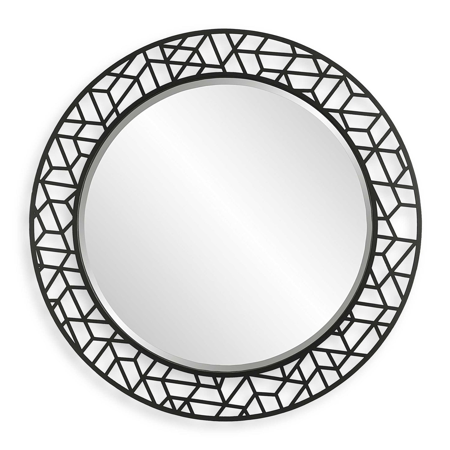 Uttermost Mosaic Metal Round Mirror