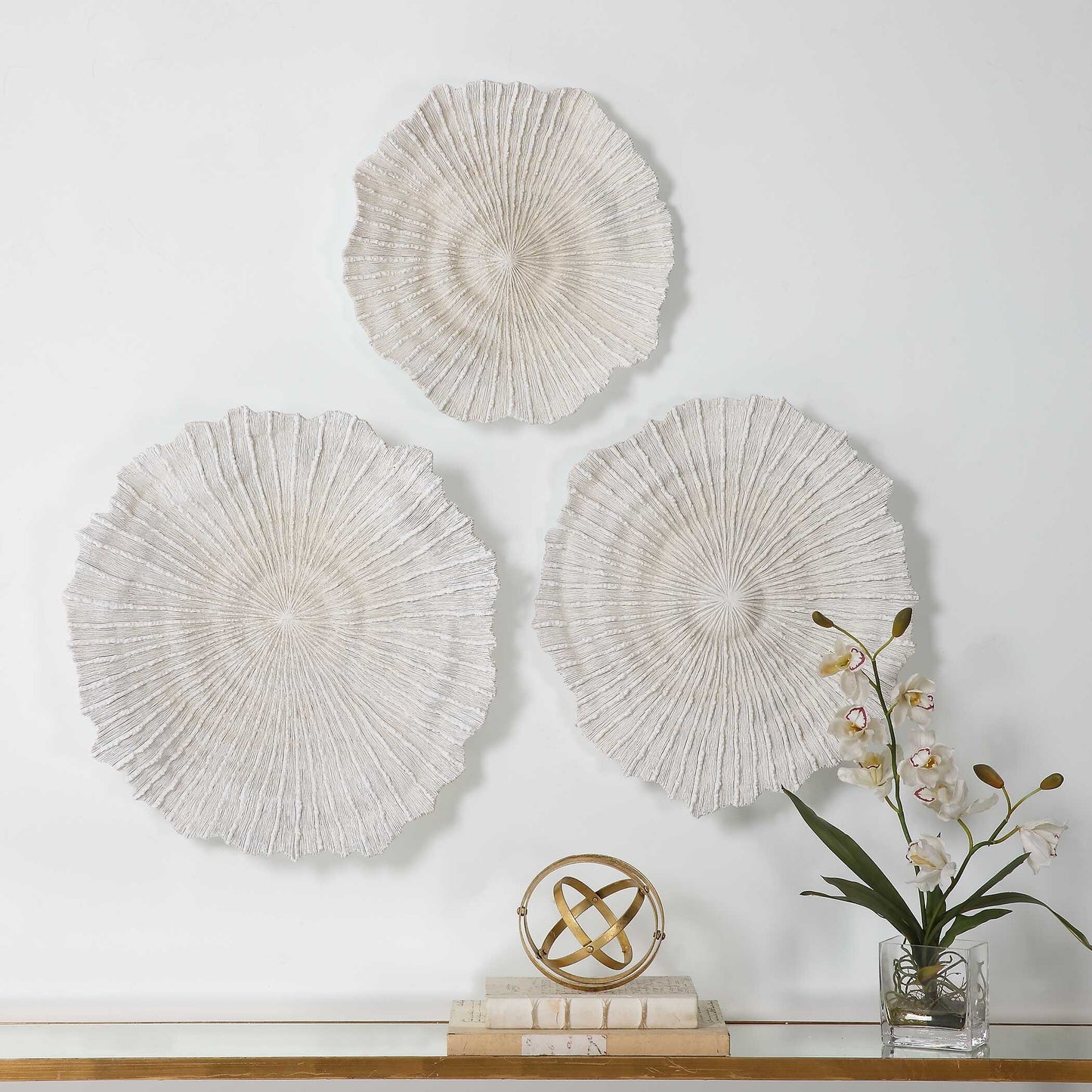Uttermost Ocean Gems Coral Wall Decor Set/3