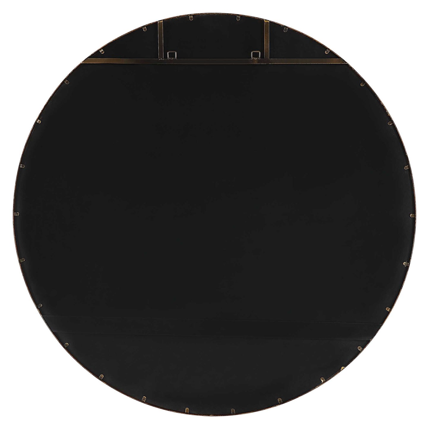 Uttermost Junius Large Gold Round Mirror