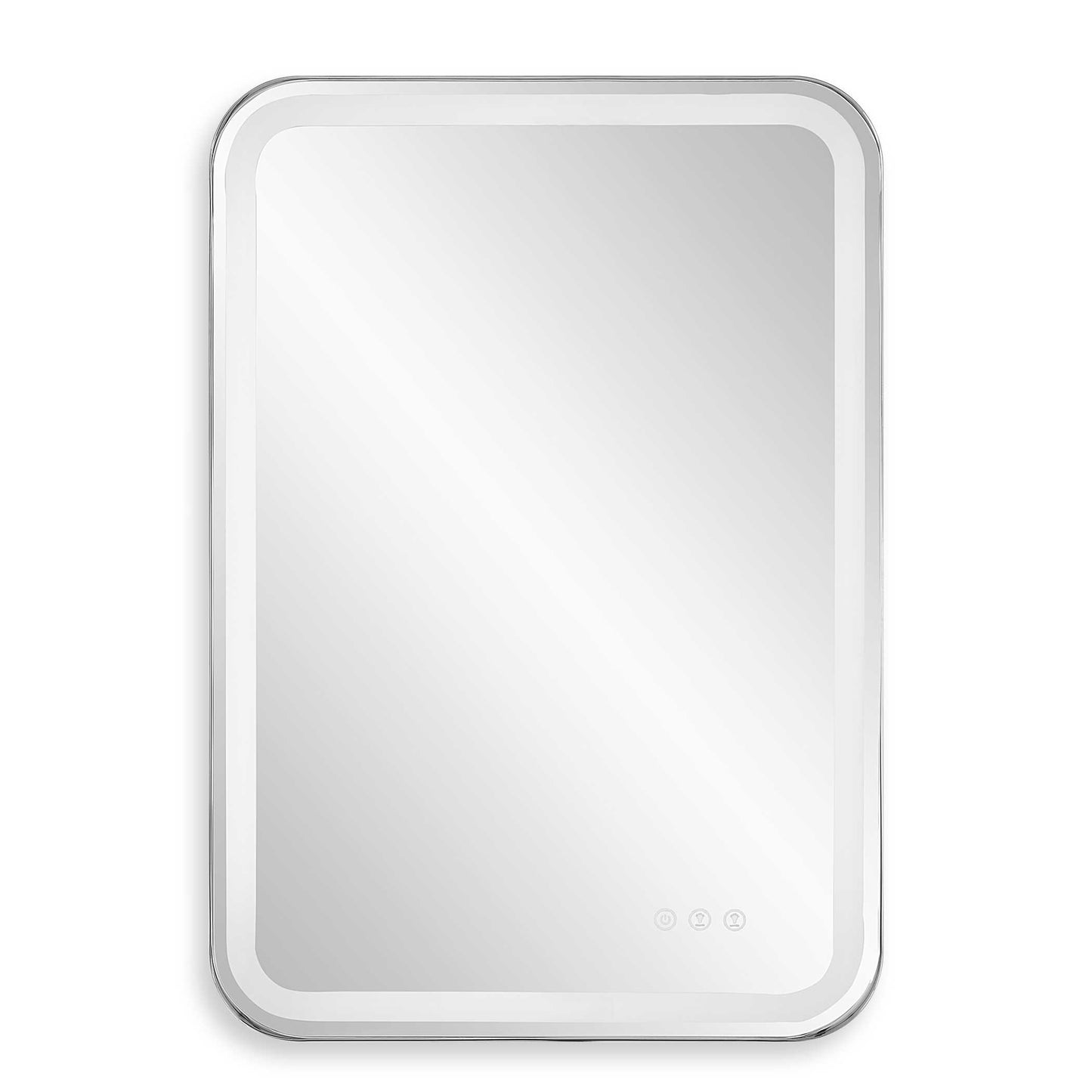 Uttermost Crofton Lighted Black Large Mirror