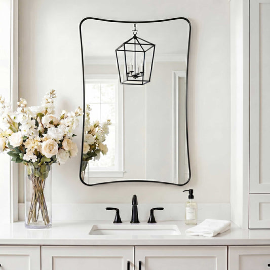 Uttermost Loudon Black Vanity Mirror