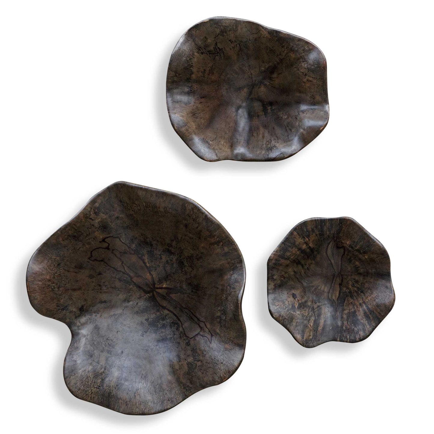Uttermost Two Wood Wall Décor In Mocha Set/3